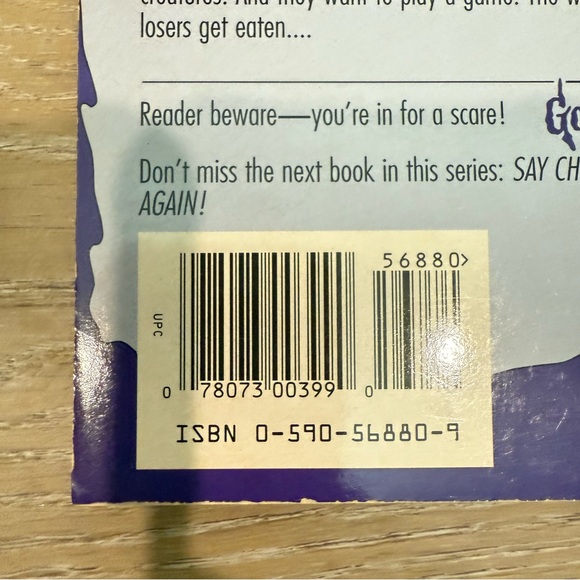 Scholastic Goosebumps ‘The Beast from the East’ Book by R. L. Stine - Picture 3 of 3